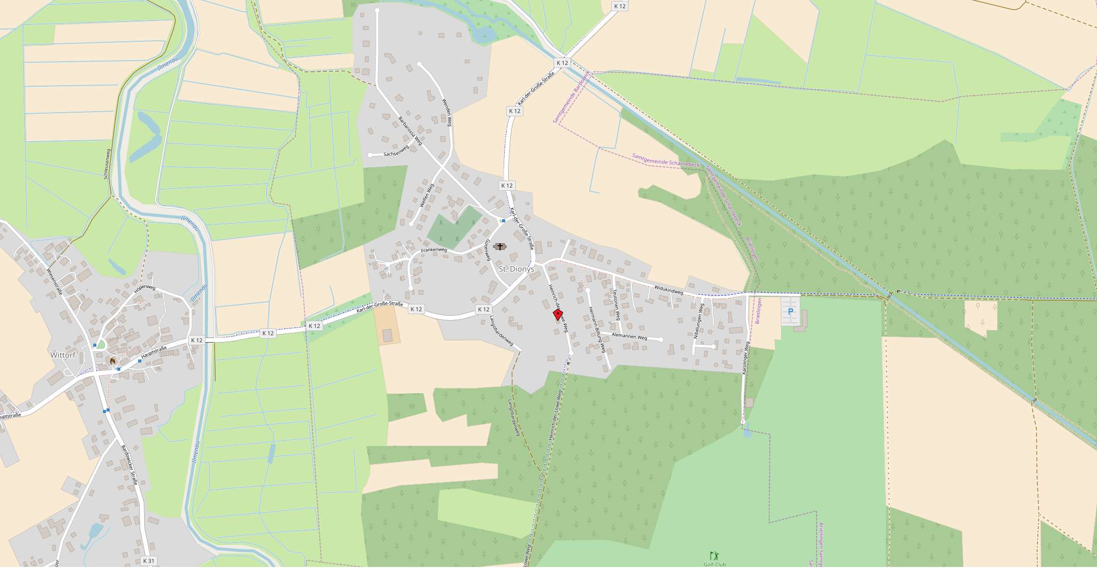 Ortsplan St. Dionys
